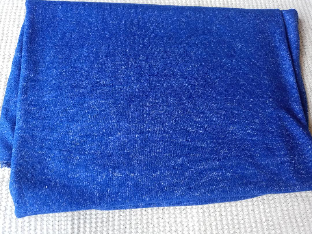 Cashmere Sweater Knit-  2-Tone Royal Blue